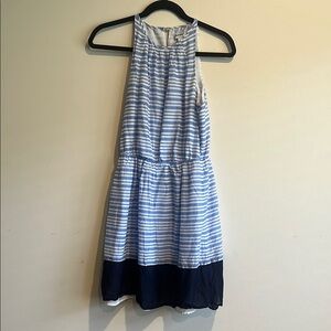 Old Navy Blue and White Striped Dress